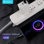 CELEBRAT καλώδιο Lightning σε USB CB-32, 2.4A, 1m, μαύρο - Image 2