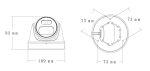 LONGSE IP κάμερα CMSAFG200WH, 2.8mm, 2MP, αδιάβροχη IP67, PoE - Image 4