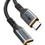 CABLETIME καλώδιο USB-C CT-CM100, 100W PD, 2m, μαύρο