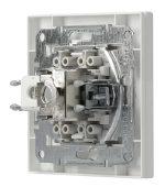 SCHNEIDER ELECTRIC επιτοίχια πρίζα δικτύου RJ45 & RJ12 Asfora EPH4900121 - Image 2