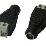 FOLKSAFE βύσμα τροφοδοσίας DC θηλυκό DCFC, 5.5x2.1mm, σε κλέμα, 5τμχ