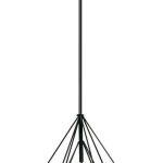 POWERTECH φωτιστικό οροφής HLL-0005, E27, Φ27, μεταλλικό, λευκό-μαύρο