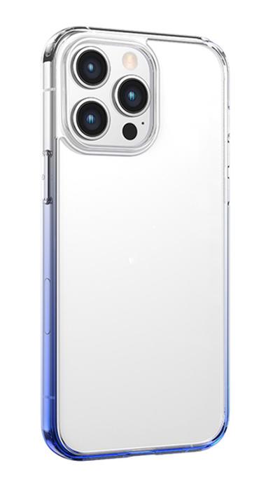 IP14PBA02 USAMS θήκη Binz για iPhone 14 Pro, μπλε & διάφανη - Image 1