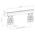 BRATECK επιτοίχια βάση τηλεόρασης LED-1944, 32-65", έως 75kg, ultra slim, fixed - Image 5