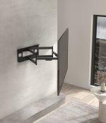 BRATECK επιτοίχια βάση τηλεόρασης LPA49-486XLD, 43-90", 80kg, heavy duty, full motion - Image 2