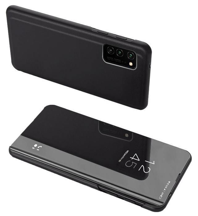 MOB-1610 POWERTECH θήκη Clear View MOB-1610 για Samsung Galaxy A02s, μαύρη - Image 1