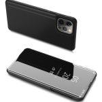 POWERTECH θήκη Clear View MOB-1663 για iPhone 13 Pro Max, μαύρη