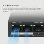 MERCUSYS Desktop Switch MS105GP, 5x 10/100/1000 Mbps, PoE+, Ver. 1.0 - Image 6