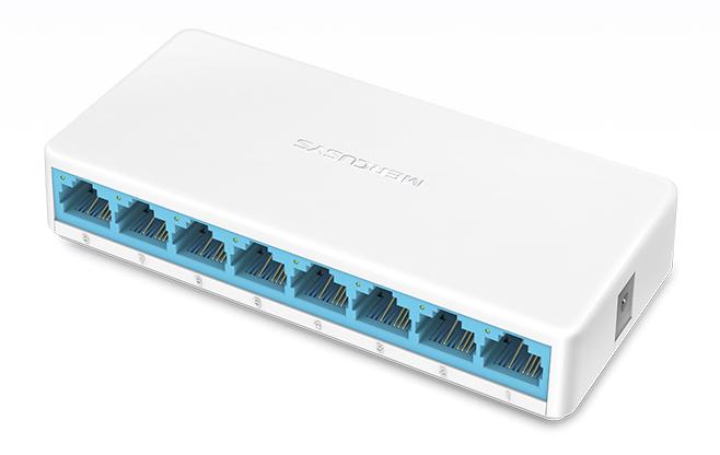 MS108 MERCUSYS Desktop Switch MS108, 8x 10/100 Mbps, Ver. 2 - Image 1
