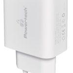 POWERTECH φορτιστής τοίχου PT-1043, USB-C, PD QC3.0, 30W, λευκός