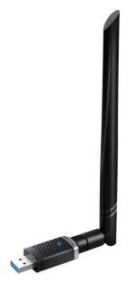 POWERTECH ασύρματος USB αντάπτορας δικτύου PT-1132, 1300Mbps, 2.4/5GHz