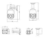 LONGSE IP κάμερα PT4A118XIGL500, 5.35-96.3mm, 5MP, PTZ, IP66, PoE - Image 4