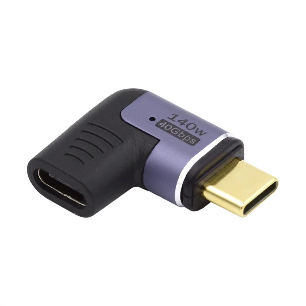 PTH-105 POWERTECH αντάπτορας USB-C PTH-105, μαγνητικός, 140W, 40Gbps, γκρι - Image 1