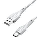 USAMS καλώδιο USB-C σε USB US-SJ372, 2A, 1m, λευκό