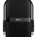 SILICON POWER εξωτερικός HDD Armor A60, 2TB, USB 3.2, μαύρος
