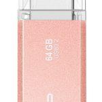 SILICON POWER USB Flash Drive Helios 202, 64GB, USB 3.2, ροζ χρυσό