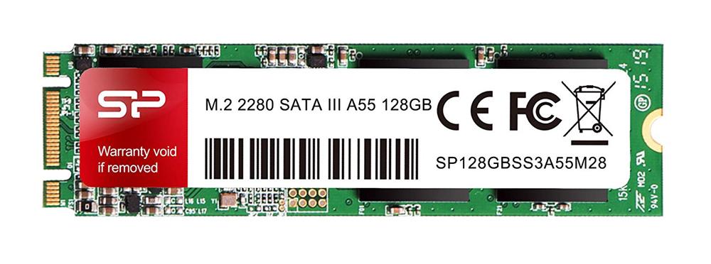 SP128GBSS3A55M28 SILICON POWER SSD A55, 128GB, M.2 2280, SATA III, 560-530MB/s - Image 1