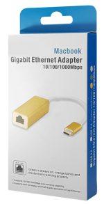 Αντάπτορας δικτύου ST735, USB-C, 1000Mbps Ethernet, ασημί - Image 2