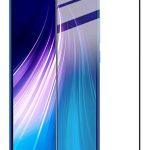 POWERTECH Tempered Glass 5D, Full Glue, Xiaomi Redmi Note 8T, μαύρο