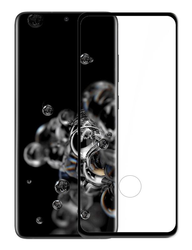 TGCP-0003 POWERTECH Tempered Glass 5D, Full Glue, Samsung Galaxy S20 Ultra, μαύρο - Image 1