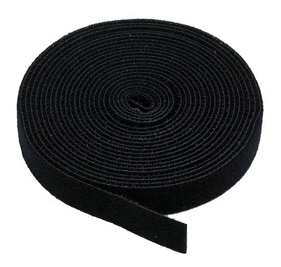 TIES-003 POWERTECH ταινία τύπου velcro πολλαπλών χρήσεων, 20mm, 3m, Black - Image 1