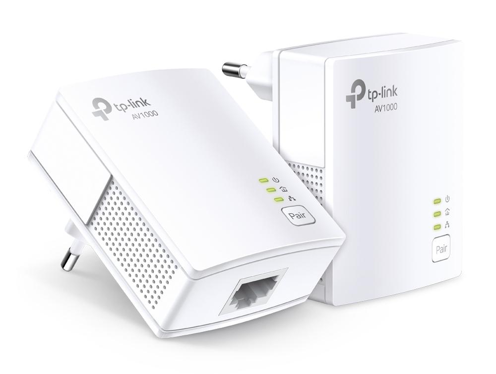 TL-PA7017-KIT TP-LINK Powerline Starter Kit TL-PA7017, AV1000 Gigabit, Ver. 4.0 - Image 1