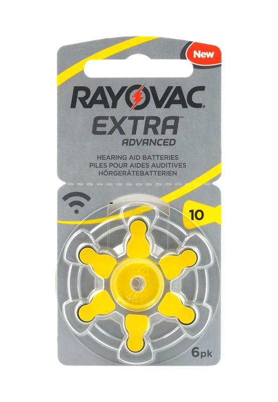 10MF RAYOVAC μπαταρίες ακουστικών βαρηκοΐας 10MF, mercury free, 1.45V, 6τμχ - Image 1
