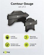 GOOBAY σετ παντογράφοι 61668, κλίμακα σε inch/cm, 130/250mm, 2τμχ - Image 6