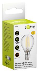 GOOBAY LED λάμπα mini globe 65394, E14, Filament, 4W, 2700K, 470lm - Image 3