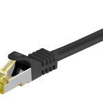 GOOBAY καλώδιο δικτύου 91608, CAT 7 S/FTP, 500MHz, CU, 2m, μαύρο