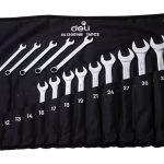 DELI σετ γερμανοπολύγωνα κλειδιά DL130014B, 10-32mm, 14τμχ