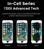 TW INCELL LCD ILCD-007 για iPhone 7, camera-sensor ring, earmesh, λευκή - Image 4