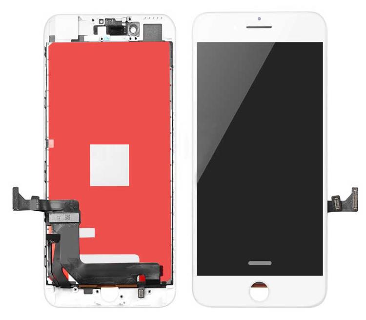 ILCD-008 TW INCELL LCD ILCD-007 για iPhone 7, camera-sensor ring, earmesh, λευκή - Image 1