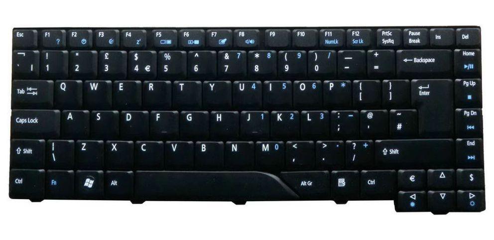 KEY-003 Πληκτρολόγιο για Acer Aspire 5720/5920/6920/5310/5520, US, μαύρο - Image 1
