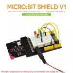 KEYESTUDIO Micro:bit prototyping shield V1 KS0292, με small breadboard - Image 2
