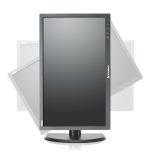 LENOVO used οθόνη LT2323p LED 23" 1920x1080 VGA/DVI/DisplayPort, Grade B - Image 2
