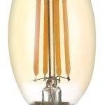 OPTONICA LED λάμπα Candle C35 Filament 1490, 4W, 2500K, E14, 400lm
