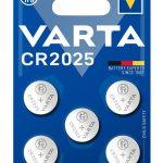 VARTA μπαταρία λιθίου CR2025, 3V, 5τμχ