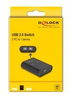 DELOCK USB Type B switch 11503, 2 σε 1, μαύρο - Image 4