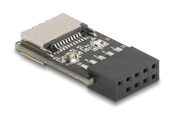 67175 DELOCK αντάπτορας USB 2.0 Pin σε USB Type-E Key A 67175 - Image 1