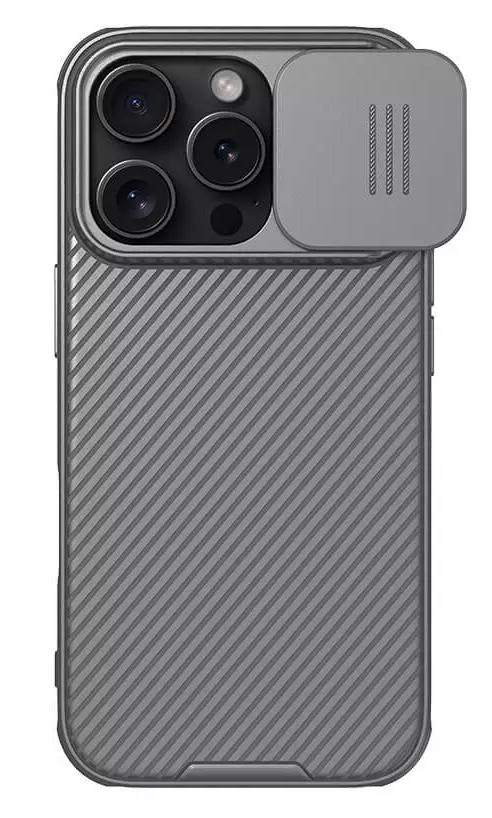 6902048286740 NILLKIN θήκη CamShield Pro για iPhone 16 Pro, γκρι - Image 1