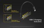 NITECORE επαναφορτιζόμενη μπαταρία τύπου 18650 NL1826R, 2600mAh, USB-C - Image 3