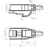 GOOBAY καλώδιο δικτύου 71547, CAT 6 U/UTP, slim, copper, 250MHz, 0.15m, μαύρο - Image 3