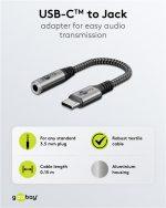 GOOBAY αντάπτορας USB-C σε 3.5mm 74056, γκρι - Image 3