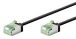 GOOBAY καλώδιο δικτύου 74353, CAT 8.1 U/FTP, slim, copper, 40Gbps, 1m, μαύρο