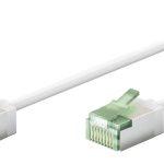 GOOBAY καλώδιο δικτύου 74358, CAT 8.1 U/FTP, slim, copper, 40Gbps, 0.25m, λευκό
