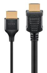 GOOBAY καλώδιο HDMI 75296 με Ethernet, slim, 4K/60Hz, 18 Gbps, 5m, μαύρο - Image 3