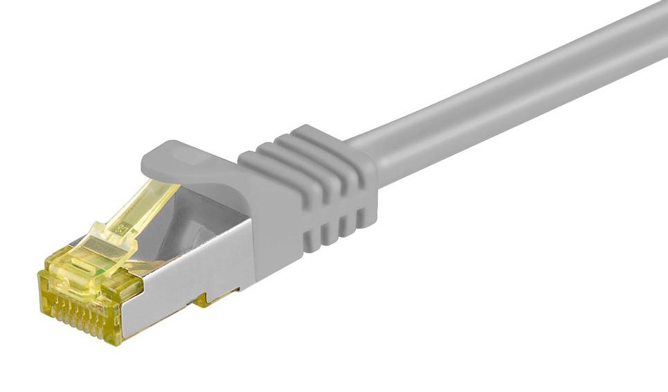 91594 GOOBAY καλώδιο δικτύου 91594, CAT 7 S/FTP, copper, 500MHz, 1.5m, γκρι - Image 1