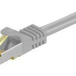 GOOBAY καλώδιο δικτύου 91603, CAT 7 S/FTP, copper, 500MHz, 2m, γκρι
