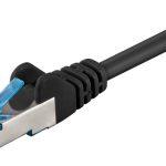 GOOBAY καλώδιο δικτύου 93664, CAT 6A S/FTP, 500MHz, Copper, 0.5m, μαύρο